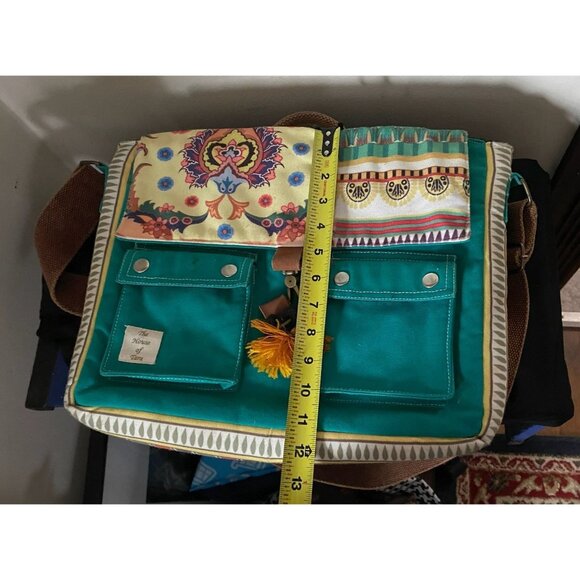 Boho Laptop Case by The House of Tara – Teal & Multicolor, Padded, Artistic Orga - Picture 7 of 7
